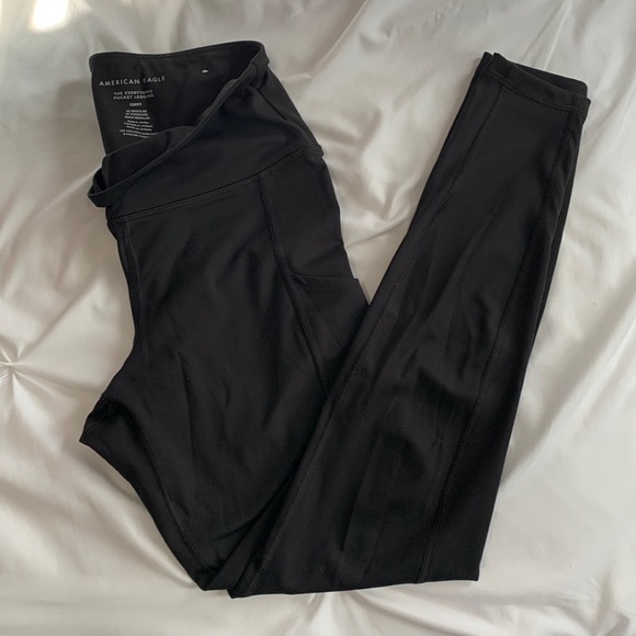 American Eagle The Everything Pocket Legging in Black - Picture 1 of 4